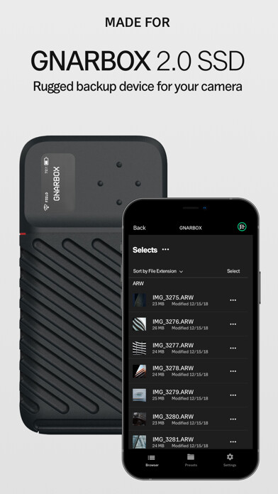 Emulate iPhone app GNARBOX App using MyAndroid