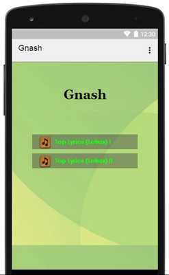 Emulate Android APK Gnash Top Lyrics Emulate Android APK Gnash Top Lyrics