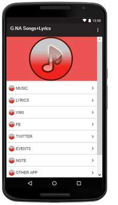 Emulate Android APK G.NA Songs+Lyrics Emulate Android APK G.NA Songs+Lyrics