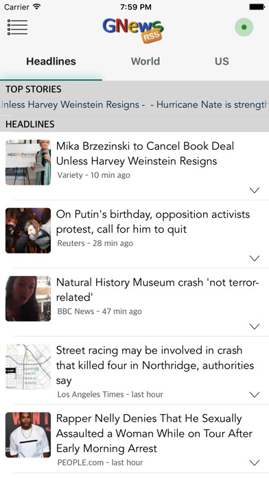 Emulate iPhone app GNews RSS using MyAndroid Emulate iPhone app GNews RSS using MyAndroid
