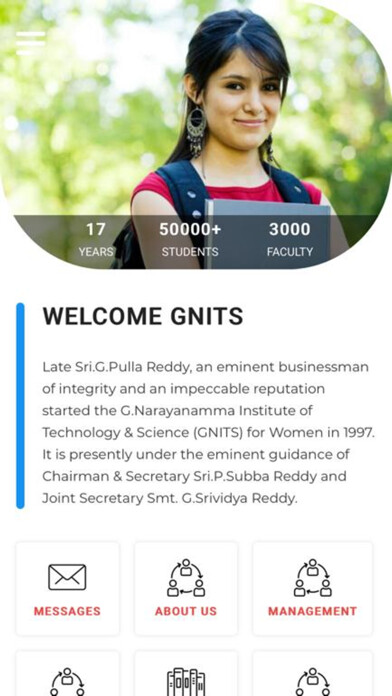 Emulate iPhone app GNITS, Hyderabad using MyAndroid Emulate iPhone app GNITS, Hyderabad using MyAndroid
