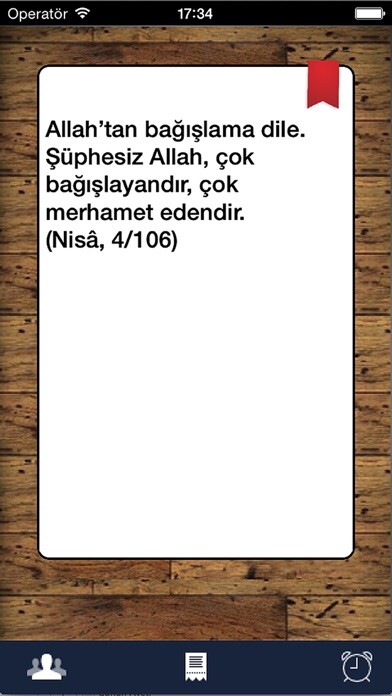 Emulate iPhone app Günün Ayeti. using MyAndroid