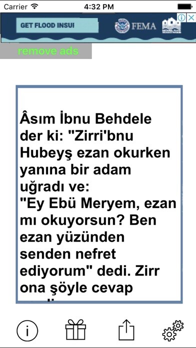 Emulate iPhone app Günün Hadisi using MyAndroid Emulate iPhone app Günün Hadisi using MyAndroid