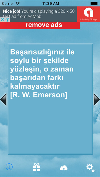 Emulate iPhone app Günün Sözü using MyAndroid Emulate iPhone app Günün Sözü using MyAndroid