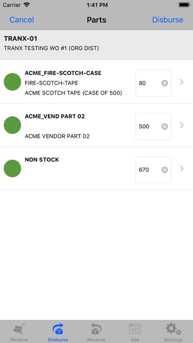 Emulate iPhone app Go 11.1 Receiving using MyAndroid