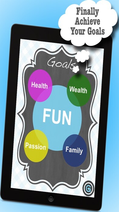 Emulate iPhone app Goal Letting Daily Habit Tracker: Setting Life Goals and Taking Inspired Action using MyAndroid