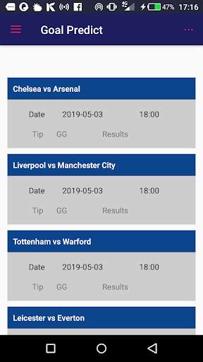 Run android online APK GOAL PREDICT from MyAndroid or emulate GOAL PREDICT using MyAndroid
