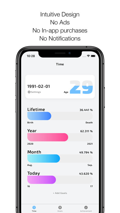 Emulate iPhone app Goals Pad - Super Calendar using MyAndroid Emulate iPhone app Goals Pad - Super Calendar using MyAndroid