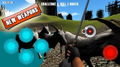 Emulate iPhone app Goat City Rampage FPS using MyAndroid Emulate iPhone app Goat City Rampage FPS using MyAndroid