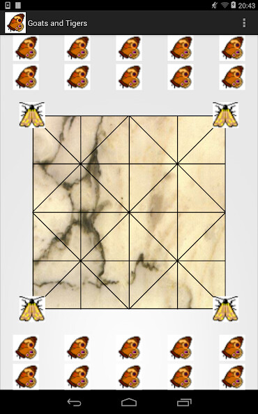 Emulate Android APK Goats and Tigers