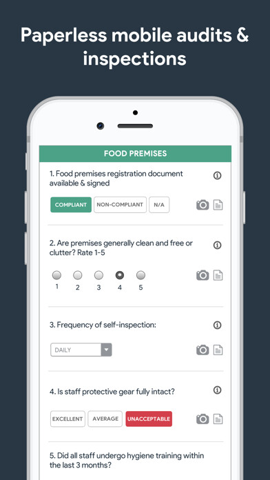 Emulate iPhone app GoAudits Inspection & Auditing using MyAndroid