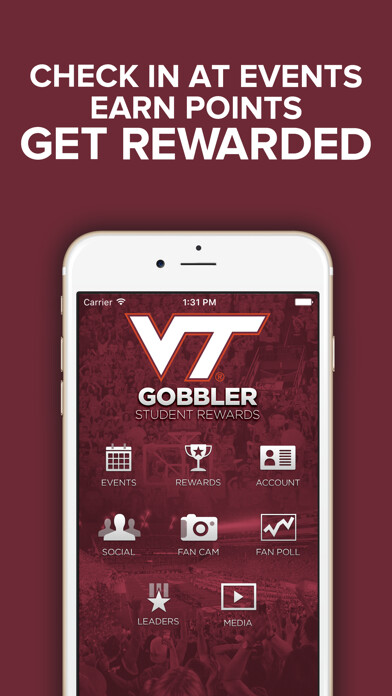 Emulate iPhone app Gobbler Student Rewards using MyAndroid