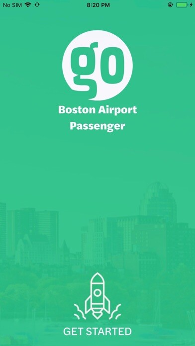Emulate iPhone app GO BOSTON AIRPORT Passenger using MyAndroid