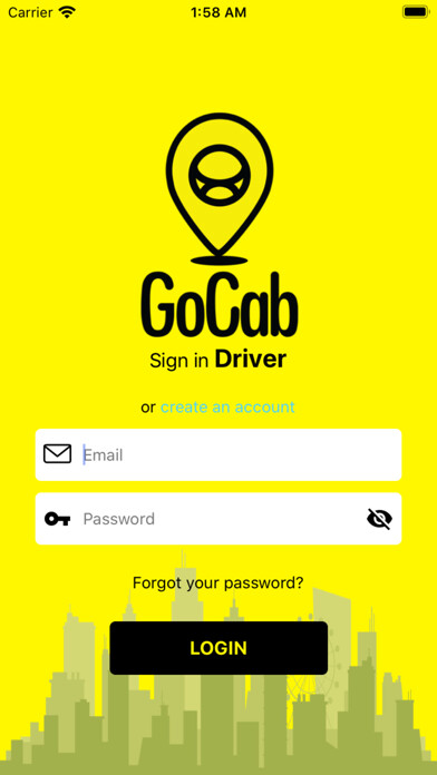 Emulate iPhone app GoCab Courier using MyAndroid