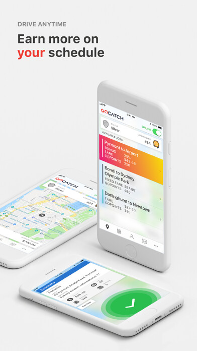 Emulate iPhone app GoCatch Driver using MyAndroid