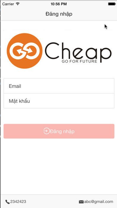 Emulate iPhone app GoCheap Partner using MyAndroid Emulate iPhone app GoCheap Partner using MyAndroid