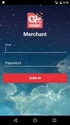 Emulate Android APK Go Cheras - Merchant