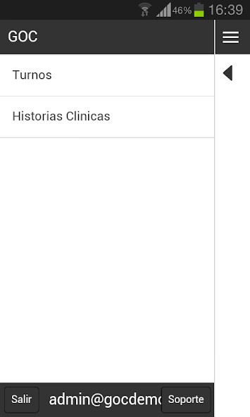 Emulate iPhone app GOC Historia Clínica y Turnos using MyAndroid Emulate iPhone app GOC Historia Clínica y Turnos using MyAndroid
