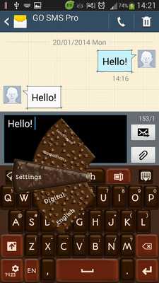 Emulate Android APK GO Chocolate Keyboard Theme Emulate Android APK GO Chocolate Keyboard Theme