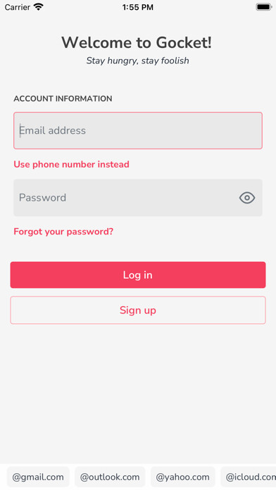 Emulate iPhone app Gocket using MyAndroid Emulate iPhone app Gocket using MyAndroid