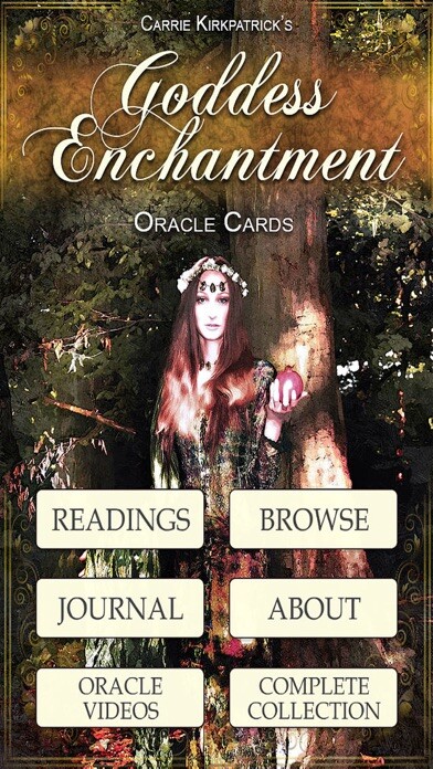 Emulate iPhone app Goddess Enchantment Oracle using MyAndroid