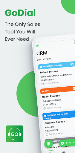 Run android online APK GoDial Personal CRM AutoDialer from MyAndroid or emulate GoDial Personal CRM AutoDialer using MyAndroid