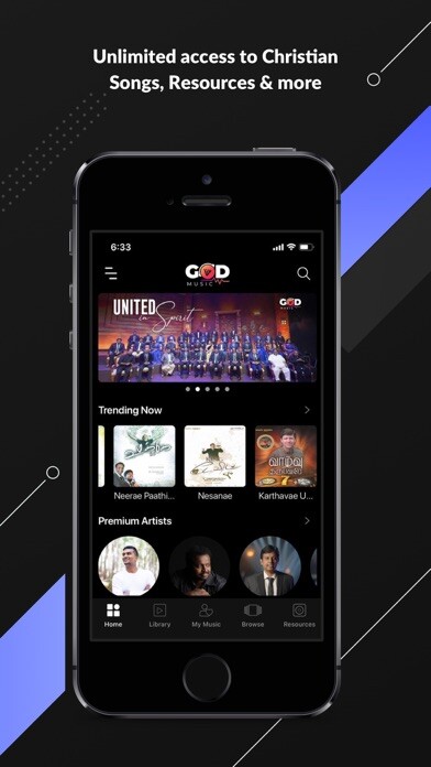 Emulate iPhone app God Music using MyAndroid