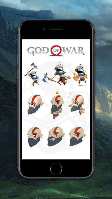 Emulate iPhone app God of War Stickers using MyAndroid Emulate iPhone app God of War Stickers using MyAndroid
