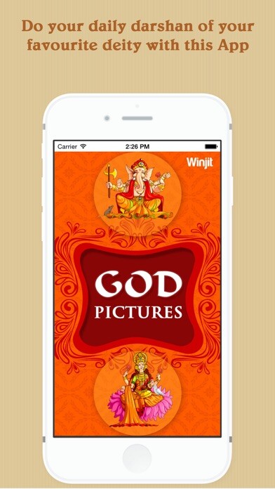 Emulate iPhone app God Pictures using MyAndroid