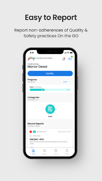 Run android online APK Godrej Quality  Safety App from MyAndroid or emulate Godrej Quality  Safety App using MyAndroid