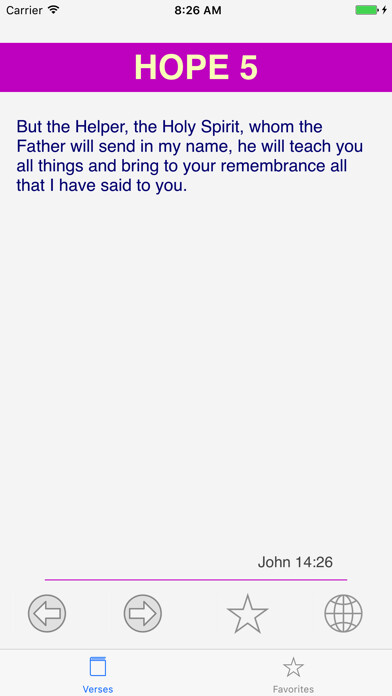 Emulate iPhone app God’s Word (NT) using MyAndroid