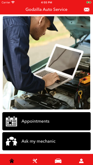 Emulate iPhone app Godzilla Auto Service using MyAndroid Emulate iPhone app Godzilla Auto Service using MyAndroid