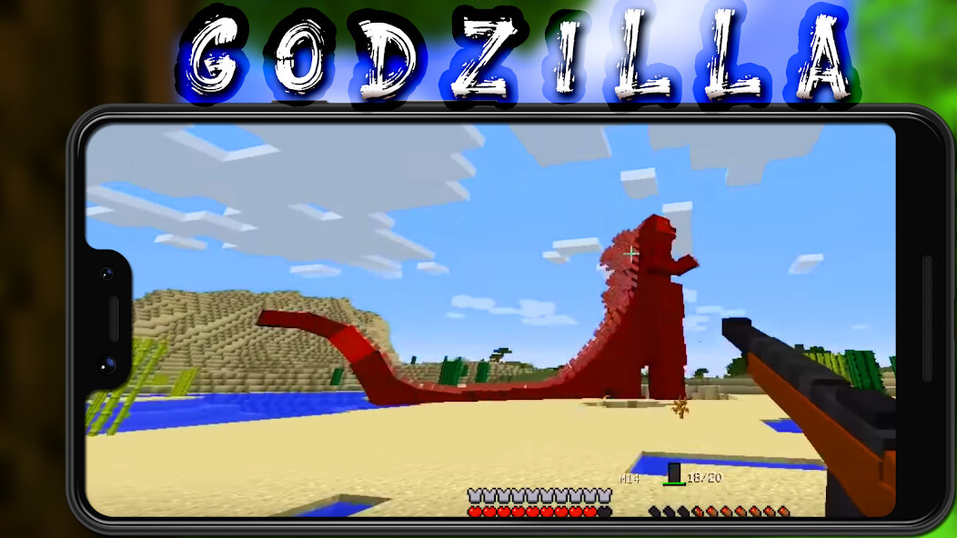 Run android online APK Godzilla Minecraft Mod Game from MyAndroid or emulate Godzilla Minecraft Mod Game using MyAndroid