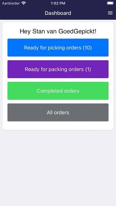 Emulate iPhone app GoedGepickt using MyAndroid