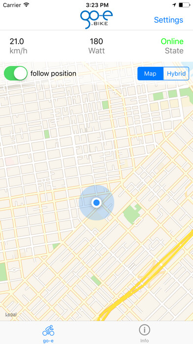 Emulate iPhone app go-e ONwheel using MyAndroid Emulate iPhone app go-e ONwheel using MyAndroid