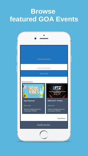 Run android online APK Goevents from MyAndroid or emulate Goevents using MyAndroid