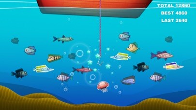 Emulate iPhone app Go Fish ! Happy Fishing using MyAndroid