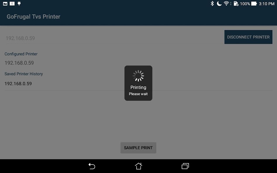 Run android online APK GoFrugal TVS Printer from MyAndroid or emulate GoFrugal TVS Printer using MyAndroid