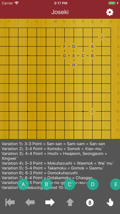 Emulate iPhone app Go Game Joseki Dictionary HD using MyAndroid Emulate iPhone app Go Game Joseki Dictionary HD using MyAndroid