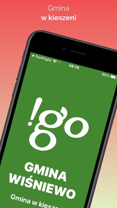 Emulate iPhone app !go Gmina Wiśniewo using MyAndroid