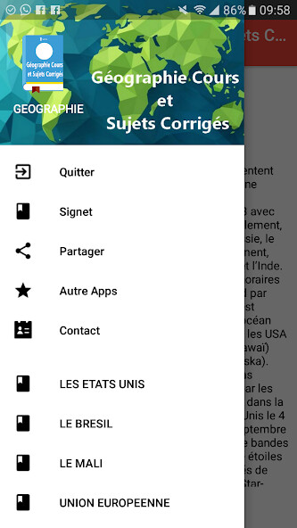 Run android online APK Géographie Cours et Sujets Cor from MyAndroid or emulate Géographie Cours et Sujets Cor using MyAndroid Run android online APK Géographie Cours et Sujets Cor from MyAndroid or emulate Géographie Cours et Sujets Cor using MyAndroid