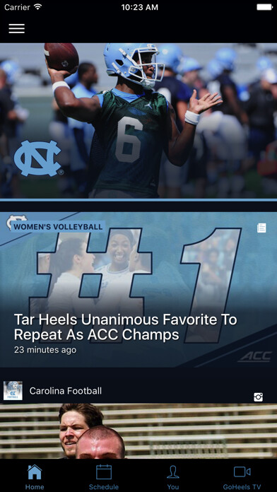 Emulate iPhone app GoHeels using MyAndroid Emulate iPhone app GoHeels using MyAndroid
