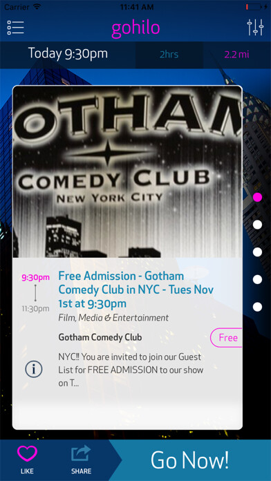 Emulate iPhone app Gohilo - NYC Events Today, Right Near You using MyAndroid Emulate iPhone app Gohilo - NYC Events Today, Right Near You using MyAndroid