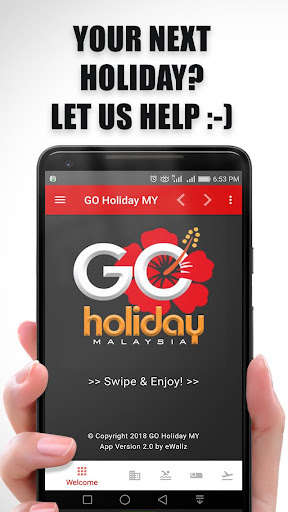 Run android online APK GO Holiday Malaysia - Tour & Travel Packages from MyAndroid or emulate GO Holiday Malaysia - Tour & Travel Packages using MyAndroid