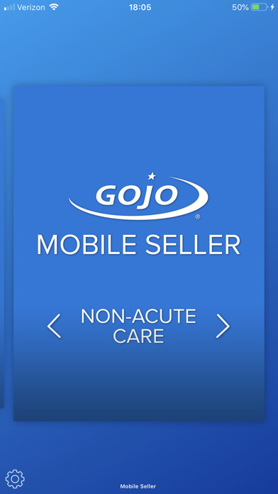 Emulate iPhone app GOJO® Mobile Seller™ using MyAndroid