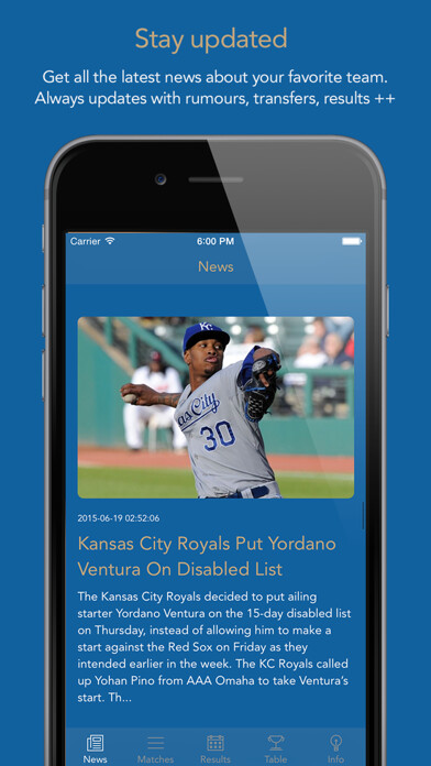 Emulate iPhone app Go Kansas Baseball! — News, rumors, games, results & stats! using MyAndroid Emulate iPhone app Go Kansas Baseball! — News, rumors, games, results & stats! using MyAndroid