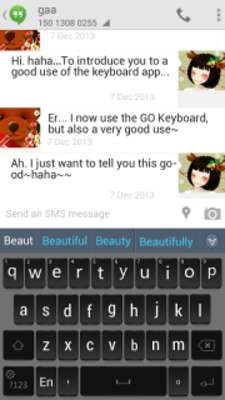 Emulate Android APK GOKeyboard Business Gray Theme