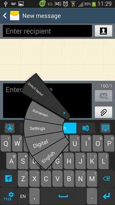 Emulate Android APK GO Keyboard Galaxy 5