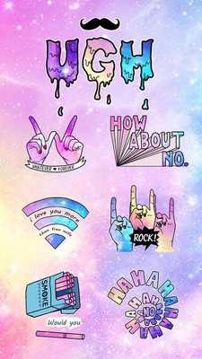 Emulate Android APK GO Keyboard Sticker UGH