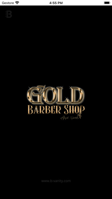 Emulate iPhone app Gold Barber Shop using MyAndroid